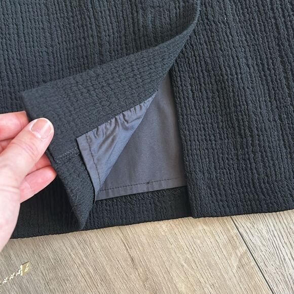 LIKE NEW J. CREW 100% WOOL STRAPLESS LITTLE BLACK DRESS COCKTAIL WEDDING SIZE 0 - Picture 7 of 7